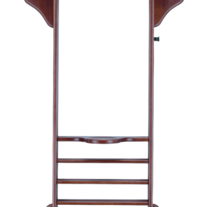 Deluxe 8 Cue Wall Rack - Chocolate